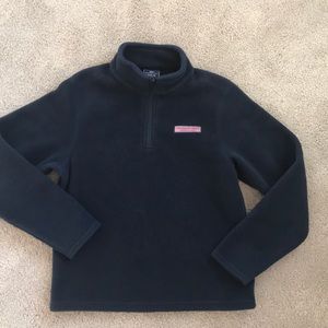 Vineyard Vines Navy Fleece Jacket Kids M (12-14)
